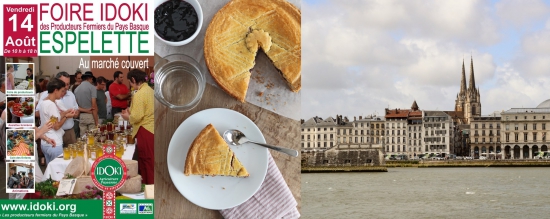 bayonne,marché,producteurs,idoki,espelette,pariès,gâteau basque